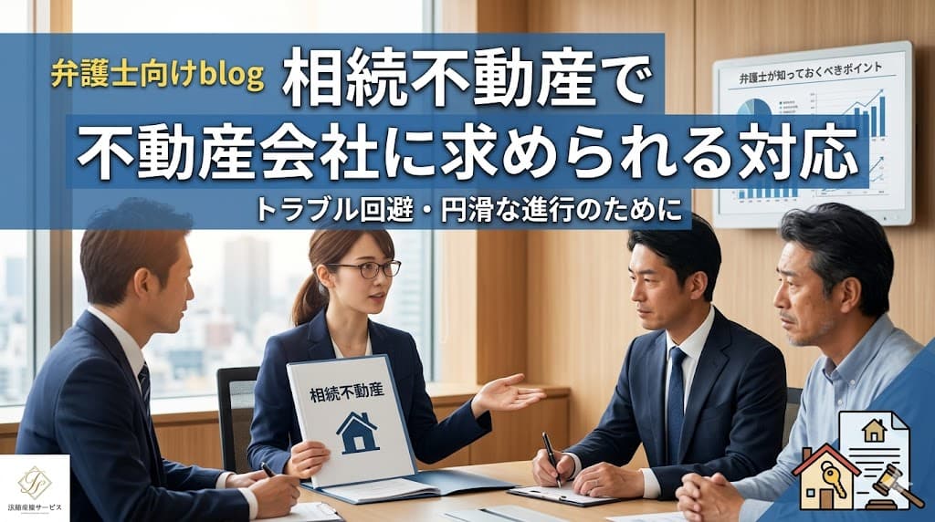 相続不動産で不動産会社に求められる対応